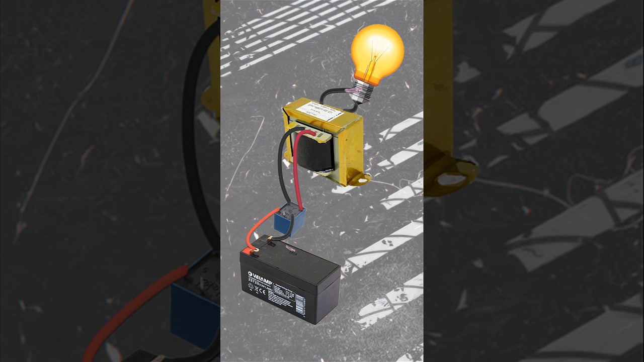 very simple inverter, Without transistors and IC !!! (Full video in comment)