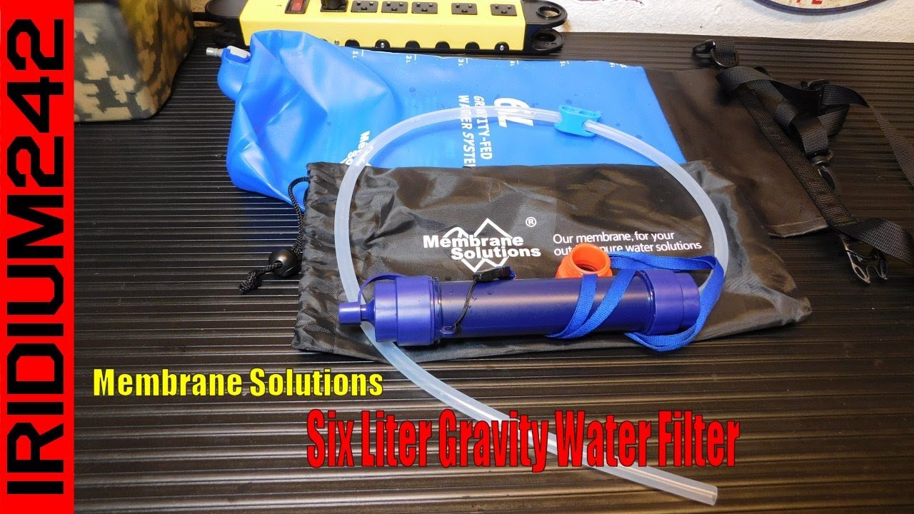 Membrane Solutions Six Liter Gravity Water Filter Pro