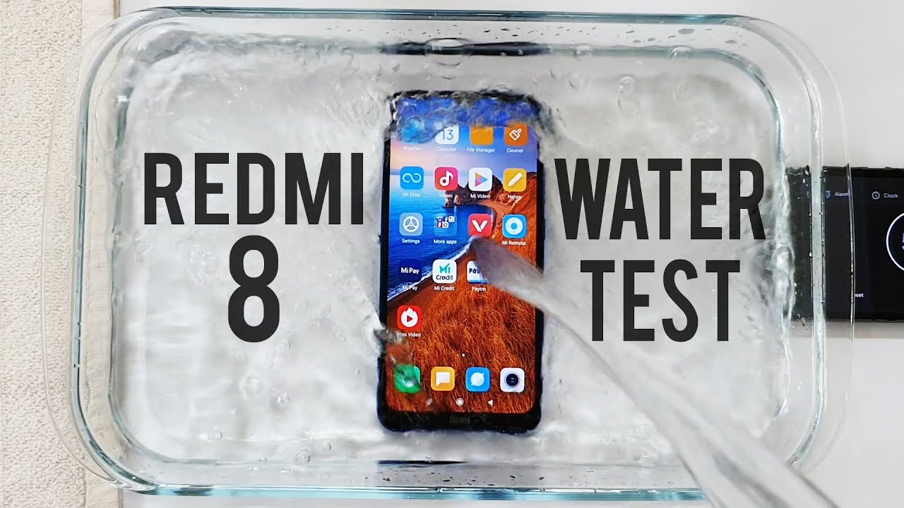 Redmi 8 Water Test! Actually Waterproof?