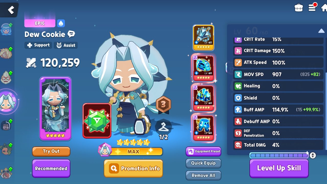 CookieRun: TOA Dew Cookie Maxing Equipment & Hidden Power Over 1000+ Hidden Scrolls Wasted 🥀