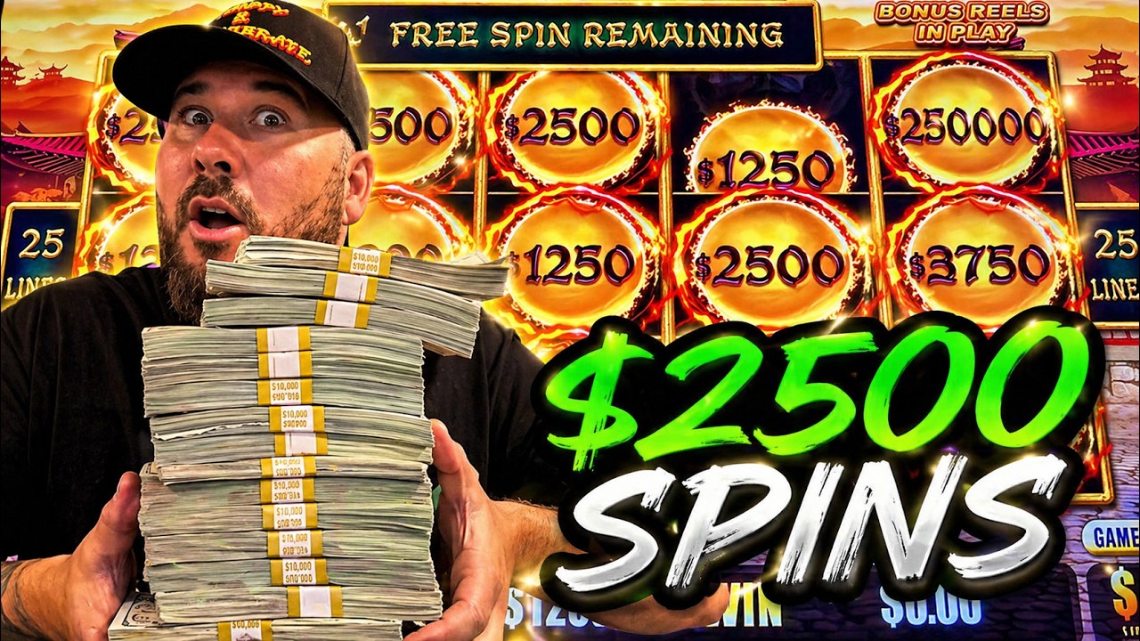 ($2500 SPINS) WILL WE GET BANNED FOR WINNING TOO MUCH?