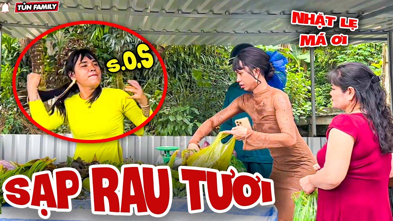 Mở Sạp Rau Tươi, Thúy Liễu Chiêu Trò Kinh Doanh Bẩn Bị Tóm Lên Phường - Tủn Family