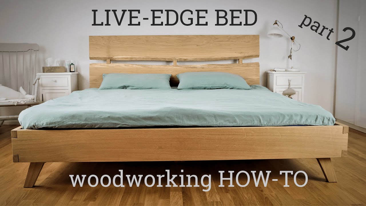 DIY live-edge bed || part 2 || Woodworking How-to