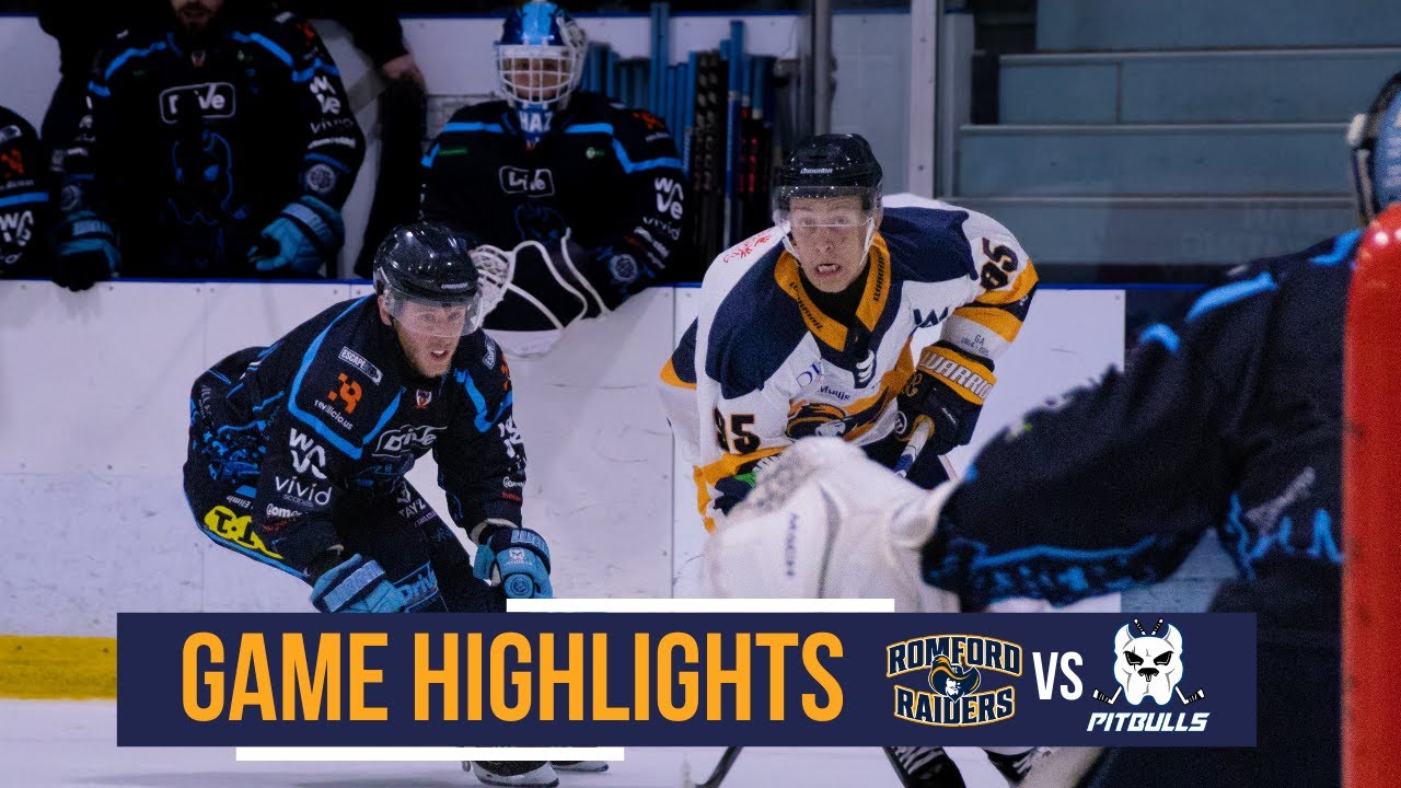 ROMFORD RAIDERS vs BRISTOL PITBULLS | Official Match Highlights | NIHL National League Game Week 5