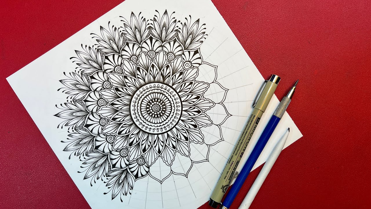 Find Your Zen with this Mandala Drawing Tutorial (080)