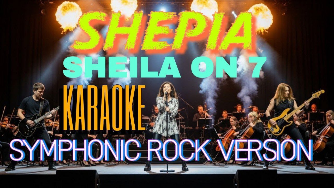 KARAOKE 🎤 SHEPIA - SHEILA ON 7 (SYMPHONIC ROCK VERSION) | Cover by SAI Music