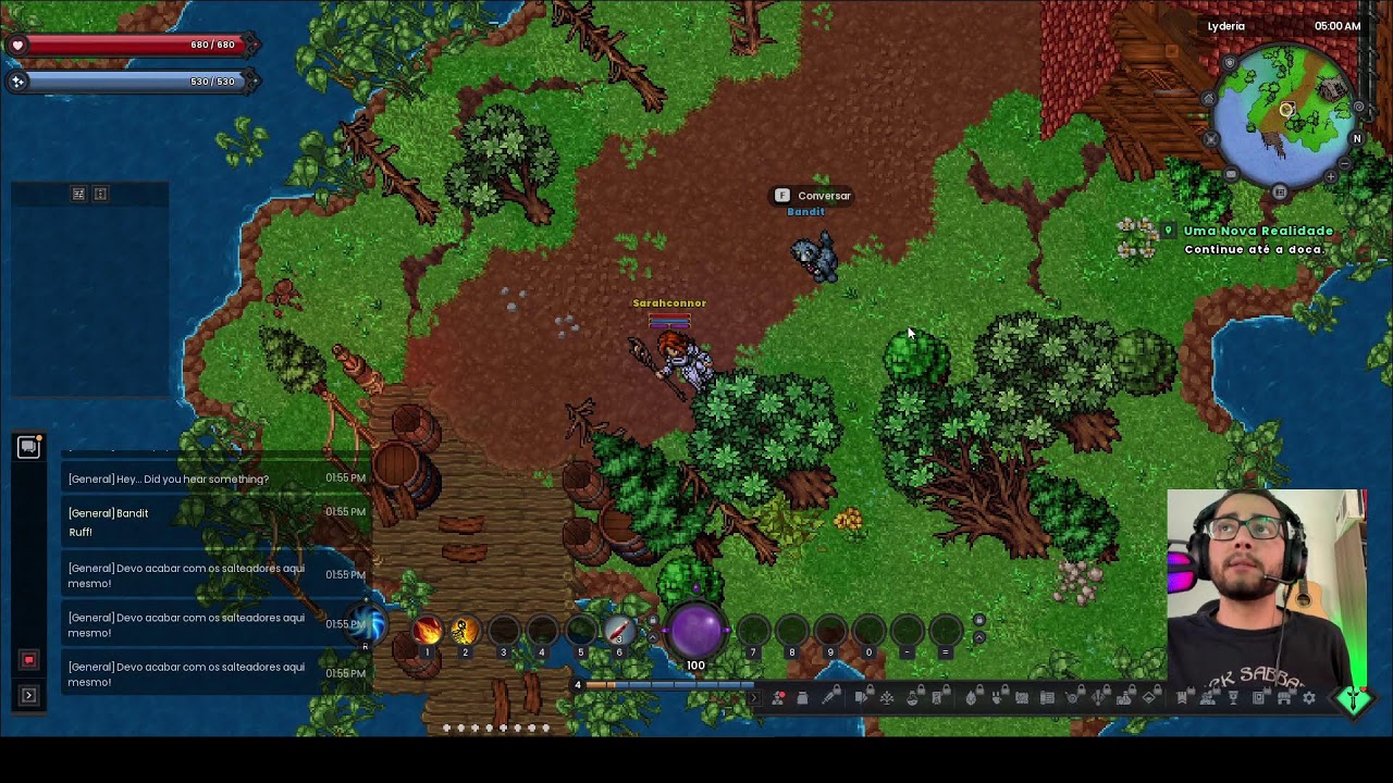 Live Raven Quest  Estou come&ccedil;ando do Zero