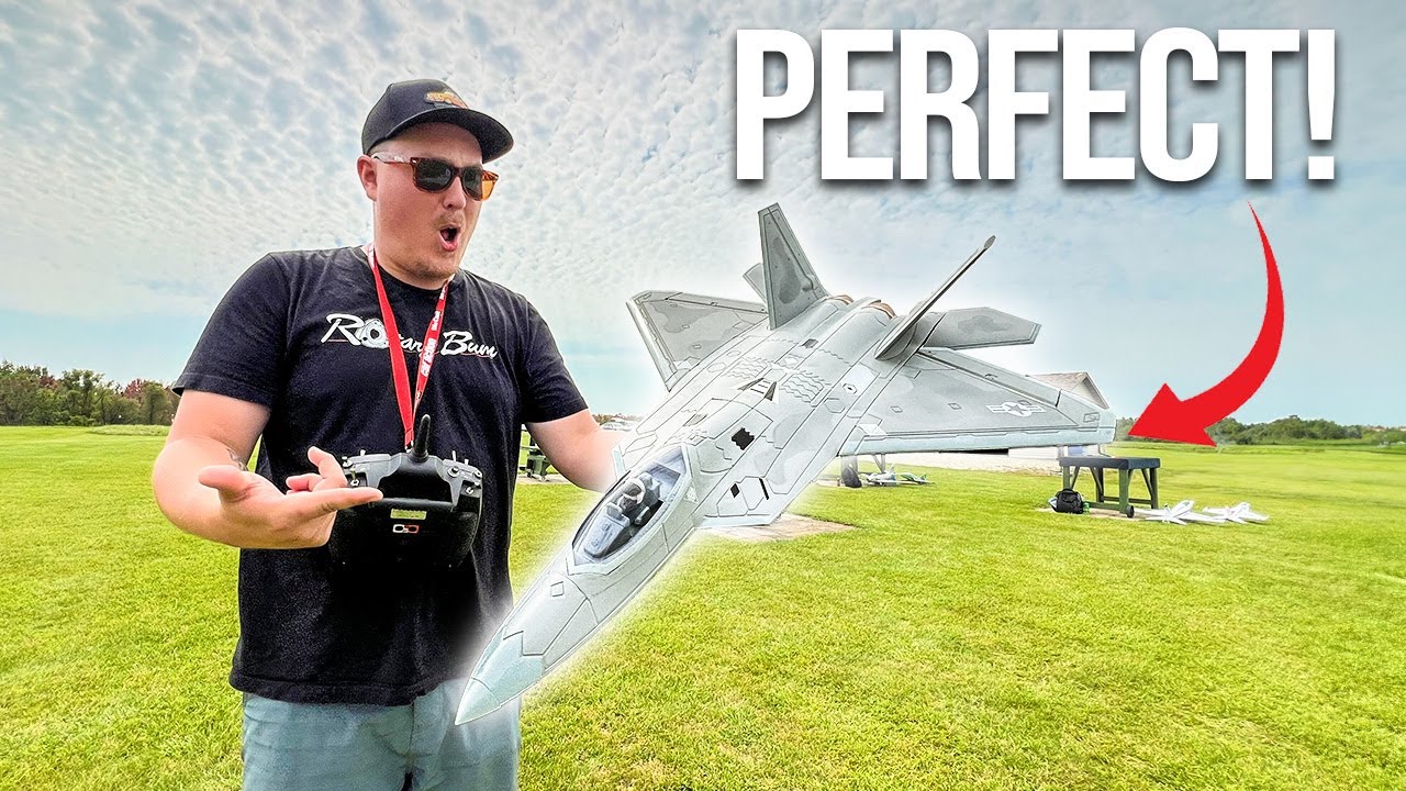 INCREDBILE RC F-22 Raptor! - Freewing 64mm F-22 Raptor Maiden Flights