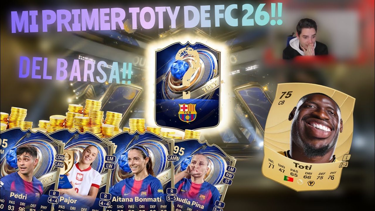 ME SALE MI PRIMER TOTY Y ES DEL BARSA!!! PACK OPENING BRUTAL CON LOS TOTY | FC 26