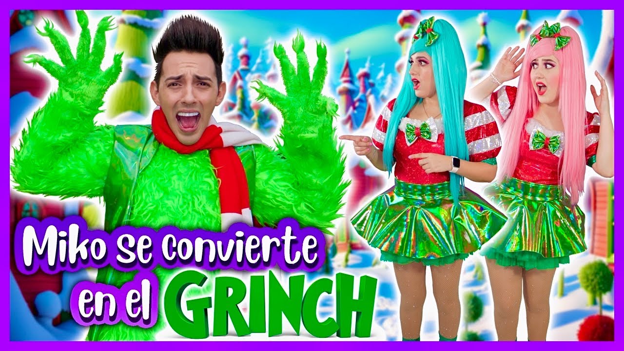 MIKO SE CONVIERTE EN EL GRINCH / SHOW PIEDRA PAPEL O TIJERA / A MIKO NO LE GUSTA LA NAVIDAD