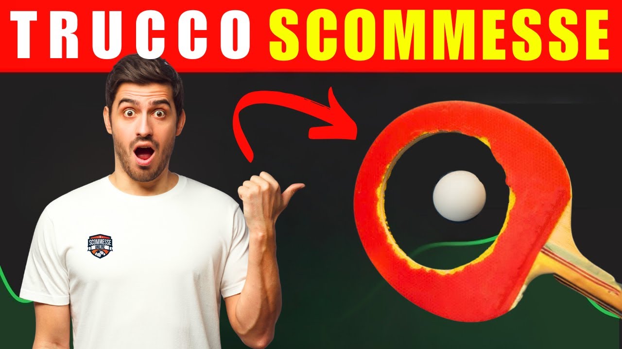 IL TRUCCO DEL TENNIS TAVOLO CHE NESSUNO CONOSCE | Strategia Scommesse Vincente
