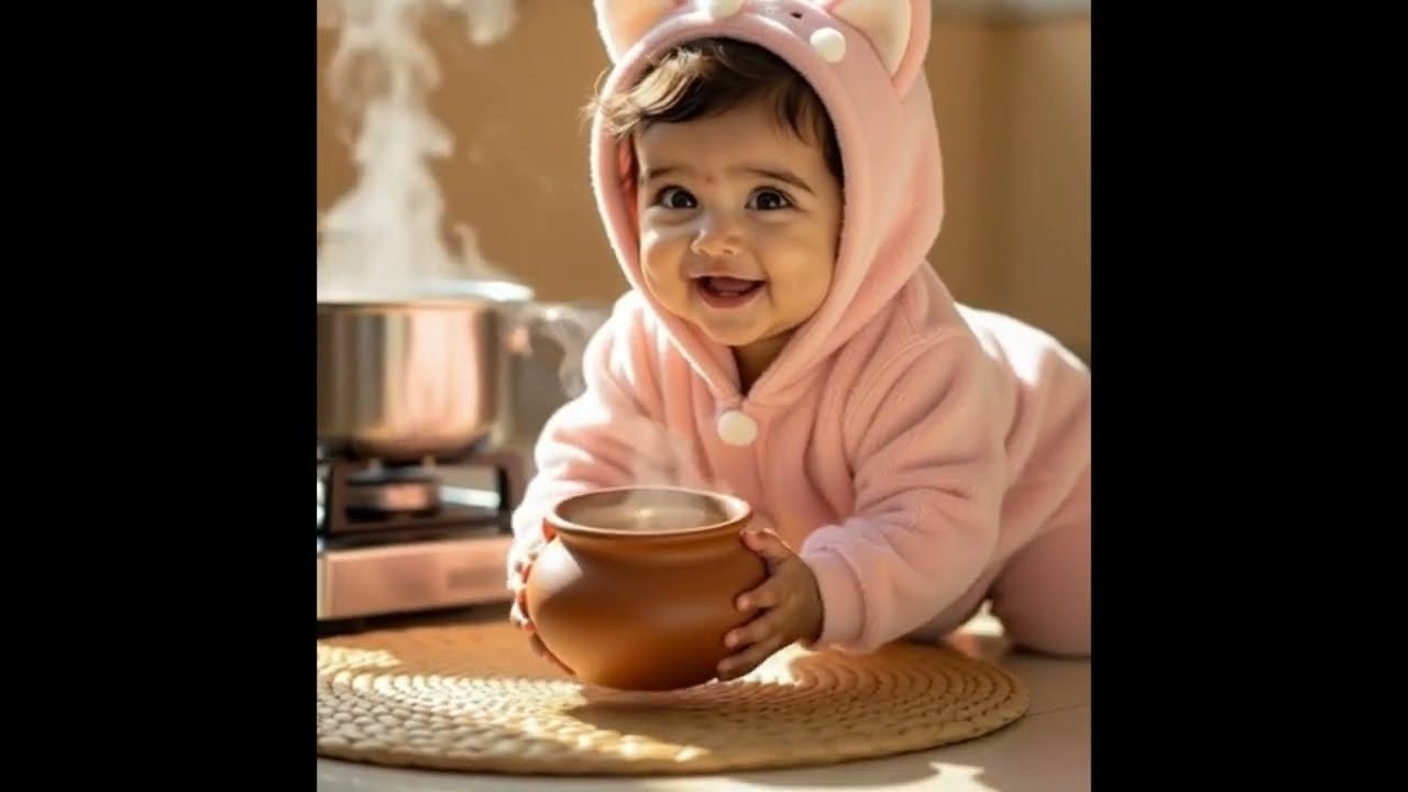 🐟 &ldquo;Aunty மீன் குழம்பு சூப்பர் !&rdquo; #babyaibi #babytalk #tamilshorts #tamilai 