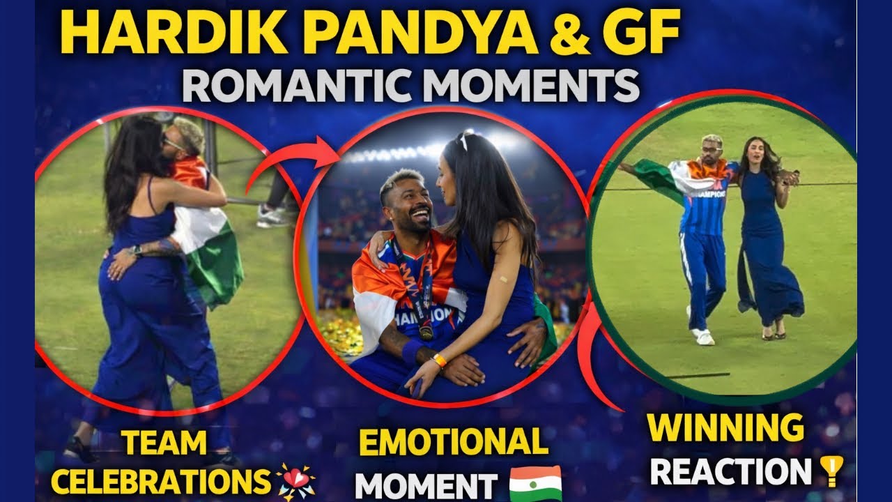 Hardik Pandya & His Gf After India’s T20 World Cup Victory 🏆 | Unseen Romantic Moments