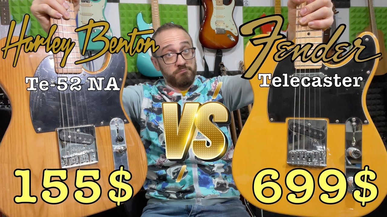 Fender Player Telecaster VS. New Harley Benton Te-52 NA !!!!