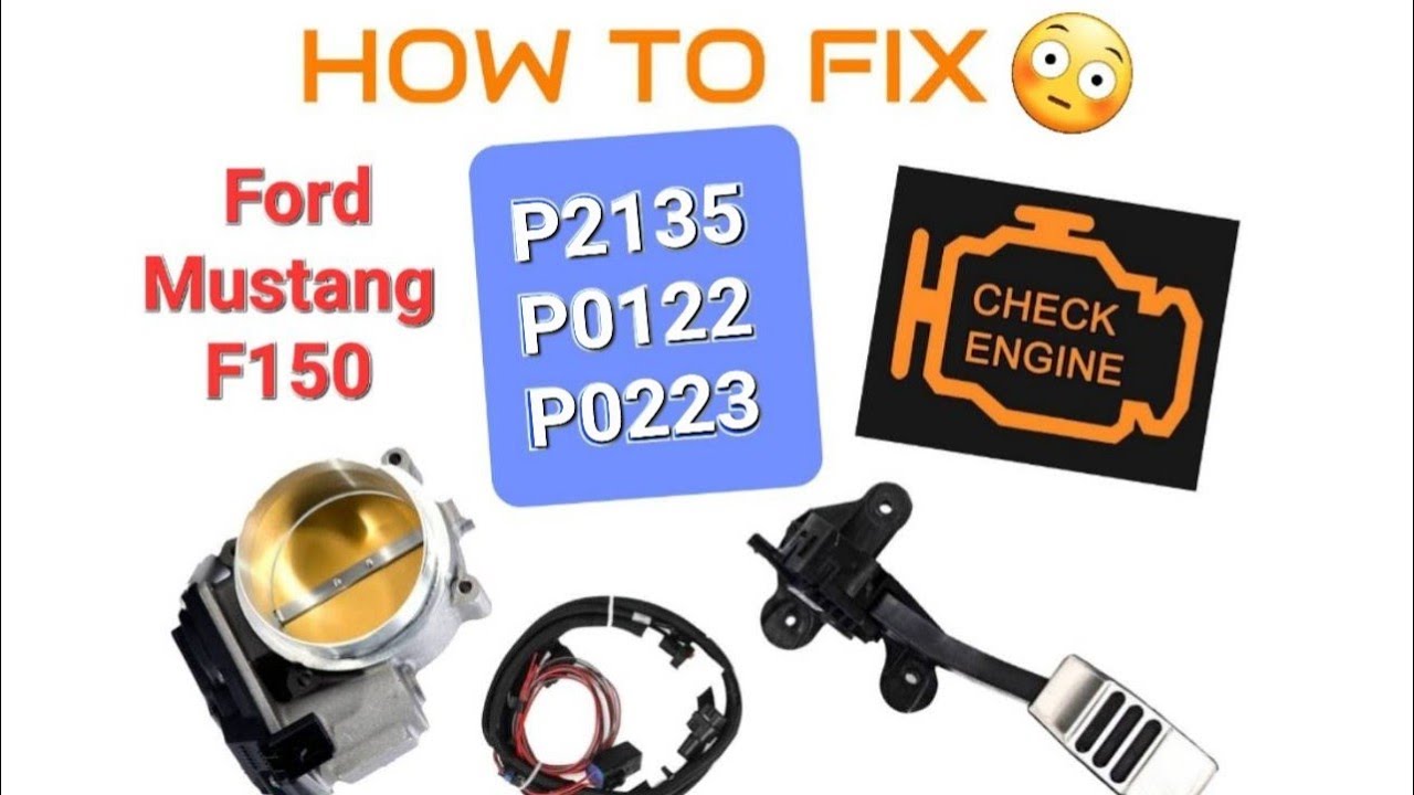 Как исправить: P2135 P0122 P0223 Ford Mustang F150