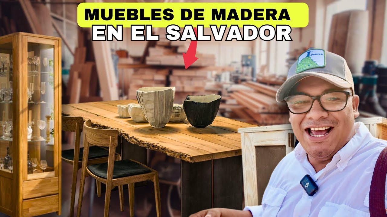 PRECIOS Y FABRICACIÓN DE  MUEBLES DE MADERA EN EL SALVADOR 🇸🇻