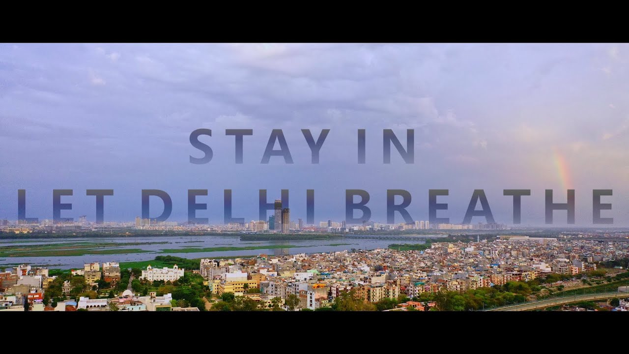 LOCKDOWN | Delhi Before and After Corona | 4K Aerial View