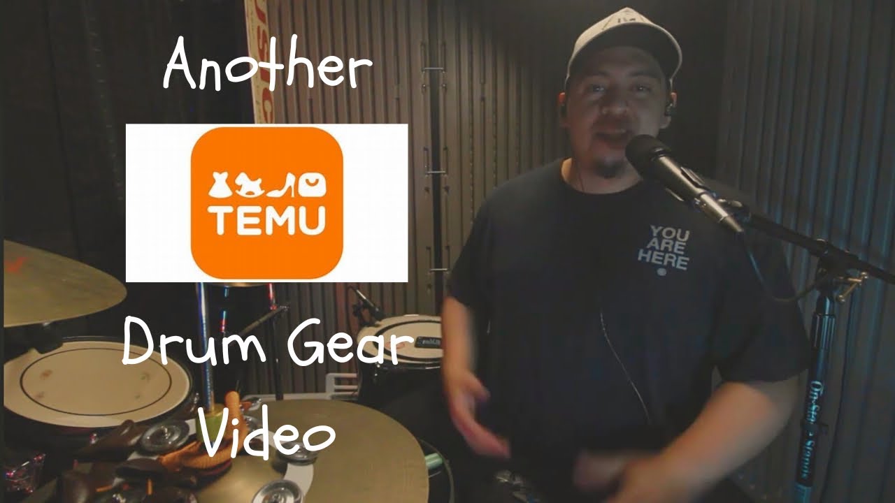 Another CHEAP TEMU Drum Gear Review Video