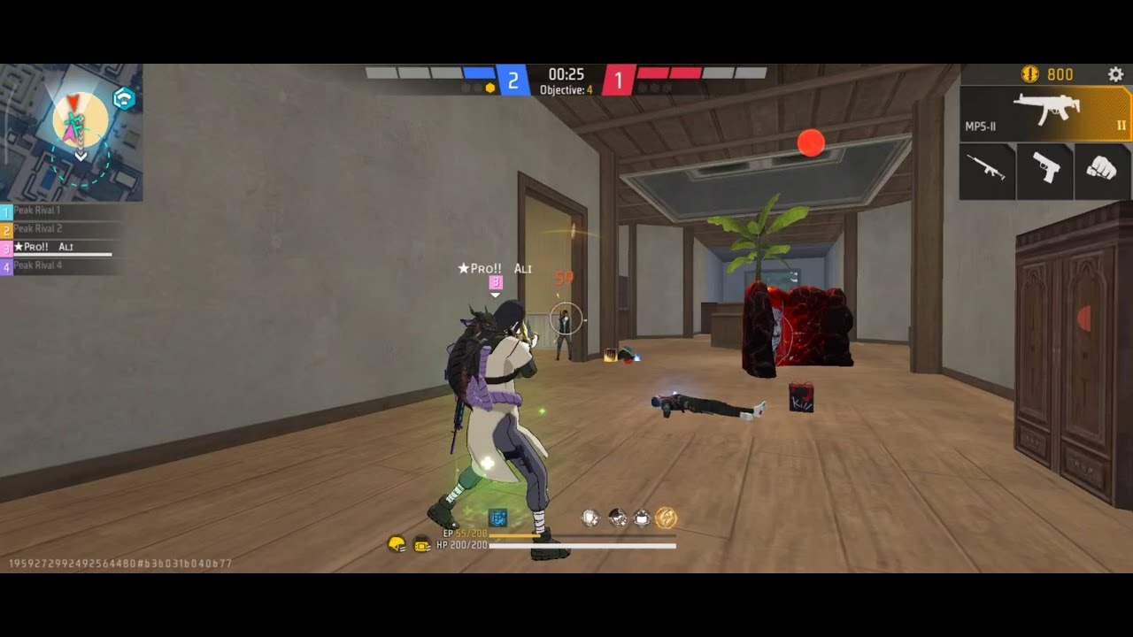 Best gameplay of CS PEAK mode in free fire max