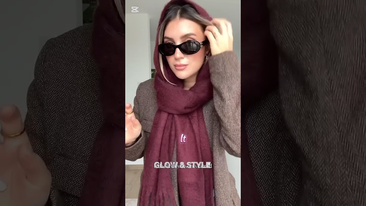 Try this viral scarf hack #viral #shorts #trending #foryou #hacks