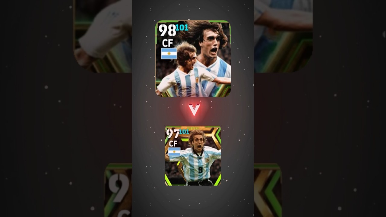 Gabriel Batistuta Top 6 Card In eFootball 2025 