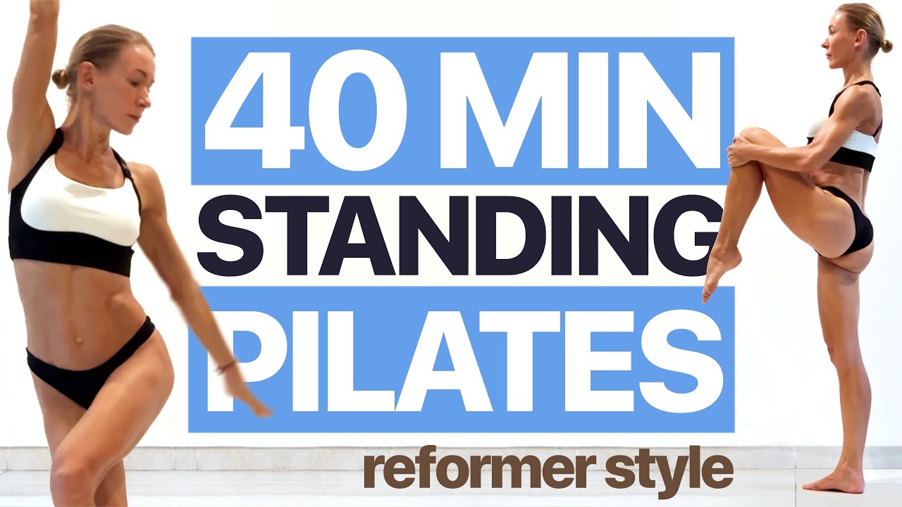 40 MIN PILATES AT HOME // Full Body Workout // weight loss + strength + balance challenge