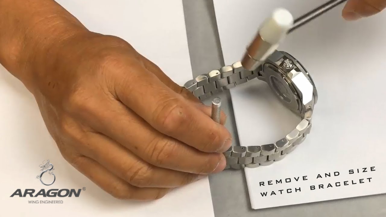 ARAGON&reg; How to easily remove and size a watch bracelet.