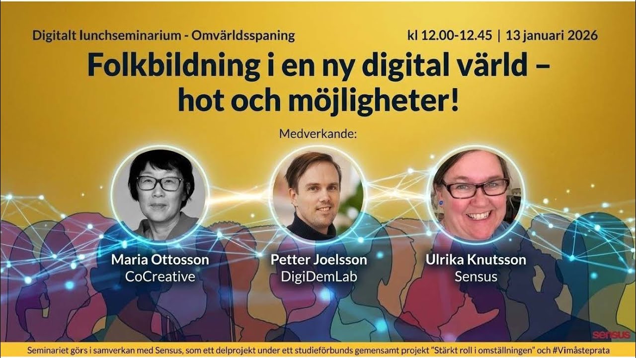 HD-VERSION STUDION: Digitalt lunchseminarium tillsammans med 