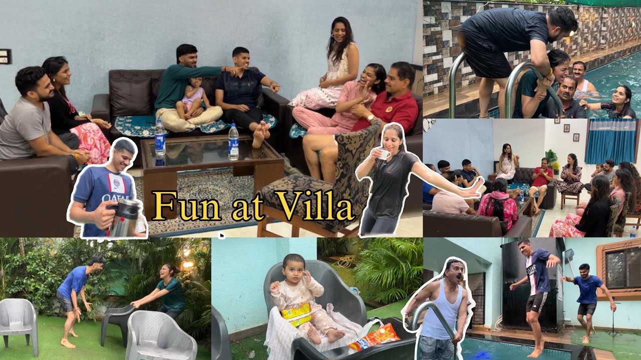 LONAVALA FAMILY VLOG PART 2 🌧️ | RAIN, CHAI, POOL FUN & NIGHT GAMES! 😂🏡| SHIVABHI STORIES | VLOG 10