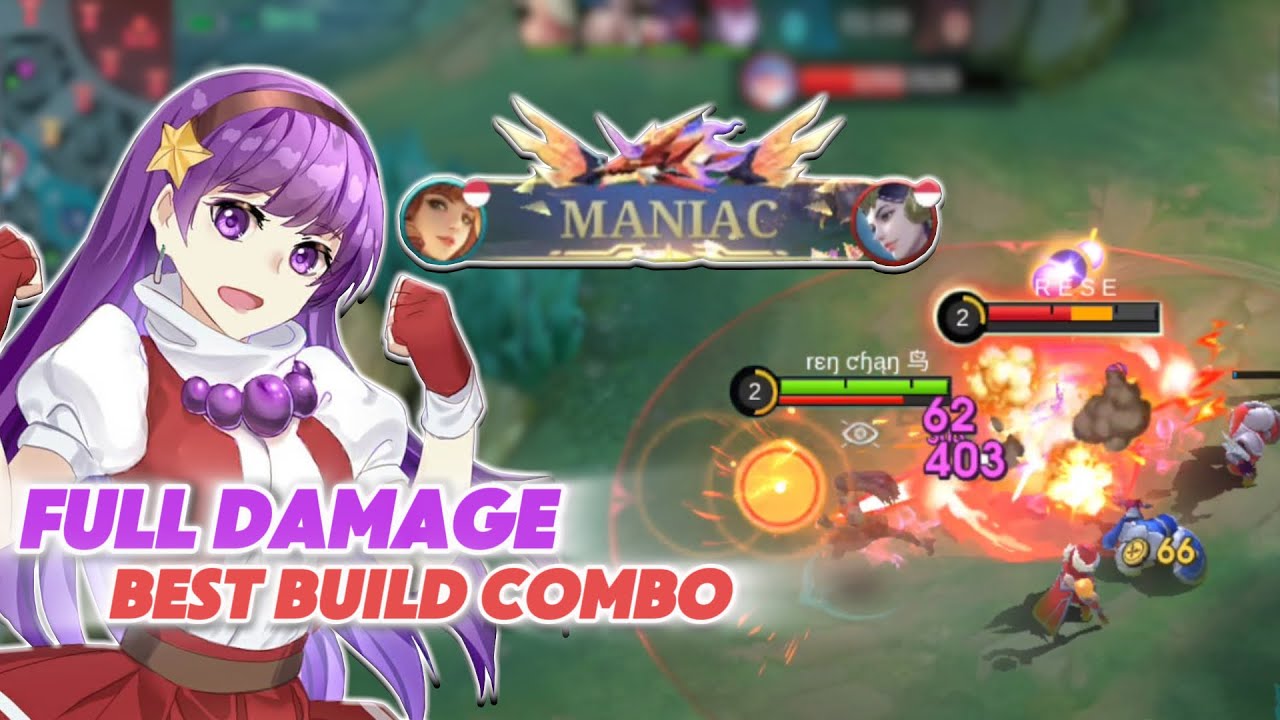 BUILD TERBAIK GUINEVERE FULL DAMAGE, BONUS NYA MANIAC | MOBILE LEGENDS