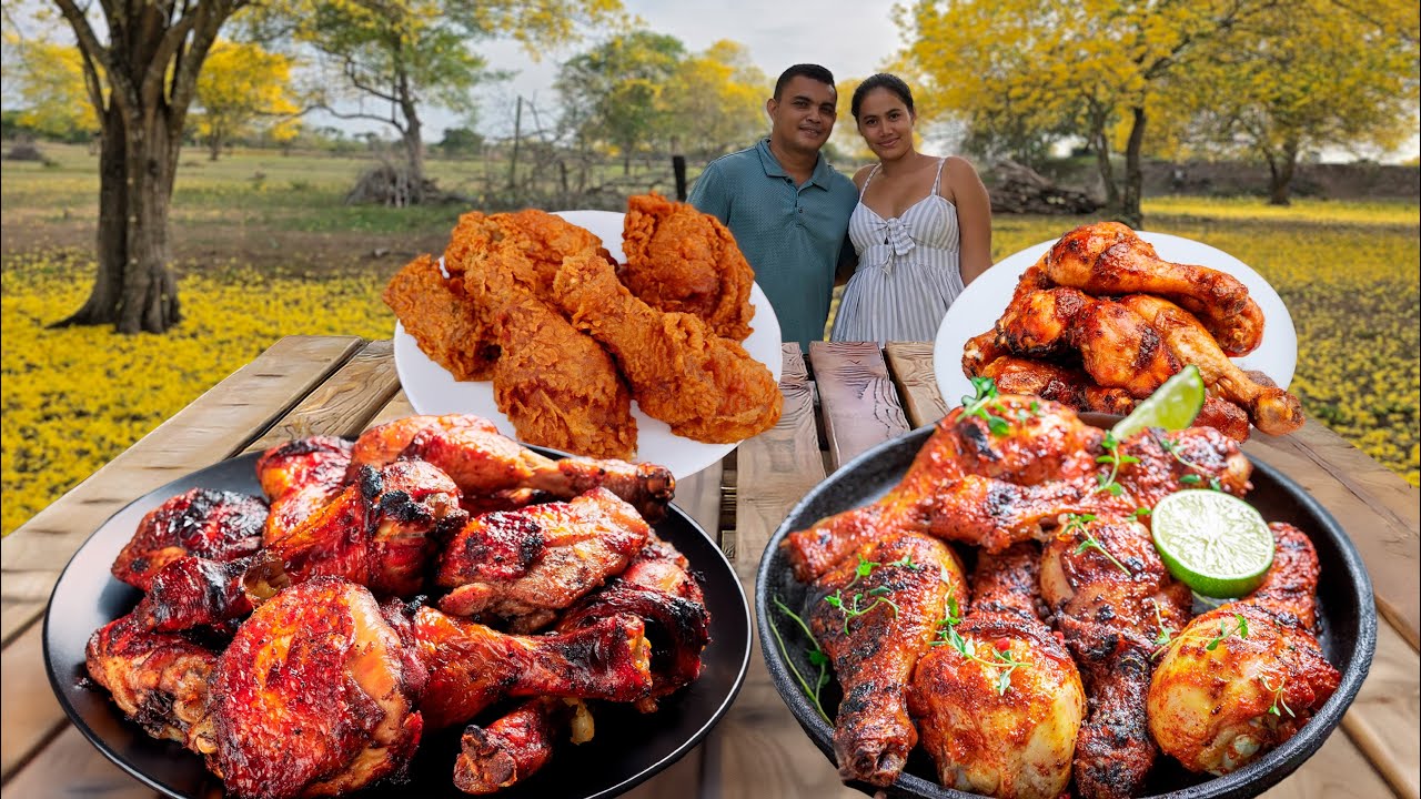 💚Trucos del POLLO FRITO y POLLO ASADO❤️5 Recetas: Crocante, BBQ y 3 recetas Secretas.