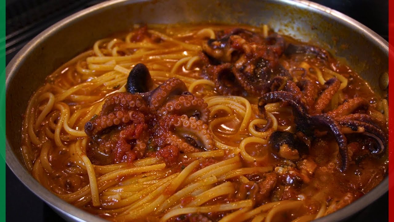 【みんなに知ってほしい郷土料理】イイダコのトマト煮込みパスタ！【Ragu di Polipetti】