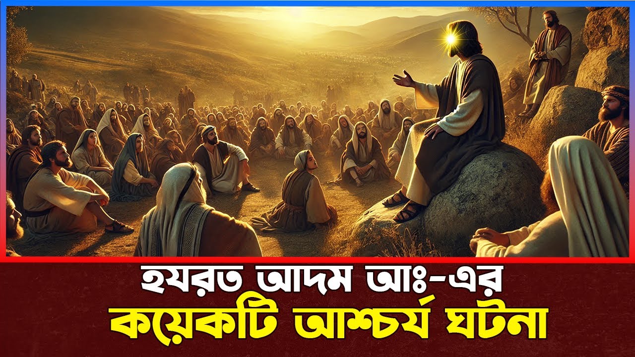হযরত আদম আঃ-এর কয়েকটি আশ্চর্য ঘটনা । Islamic Story Bangla