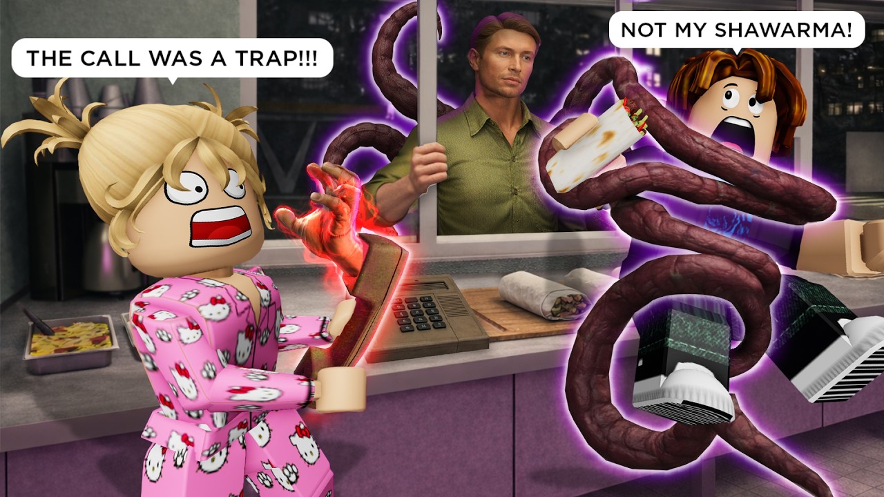 ROBLOX Scary Shawarma Kiosk: I Answered a SUS Call 🌮 Roblox Funny Moments