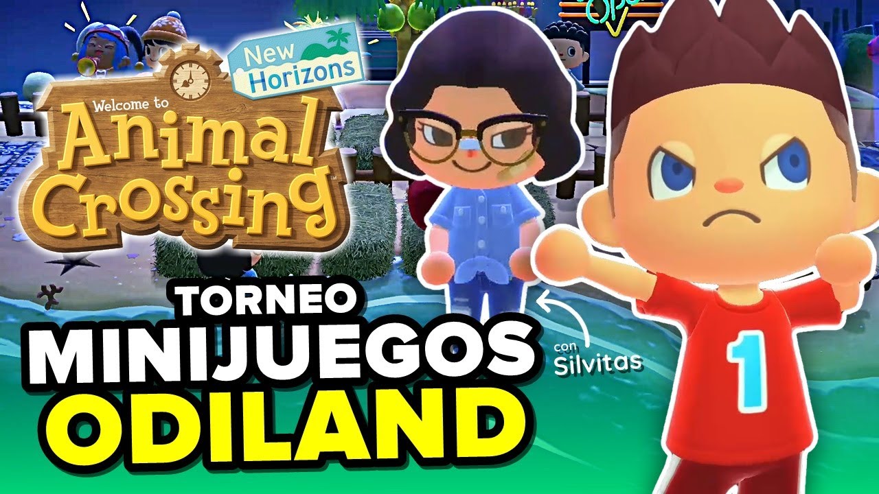 MINIJUEGOS DE ODILAND CON SILVITAS! ANIMAL CROSSING NEW HORIZONS