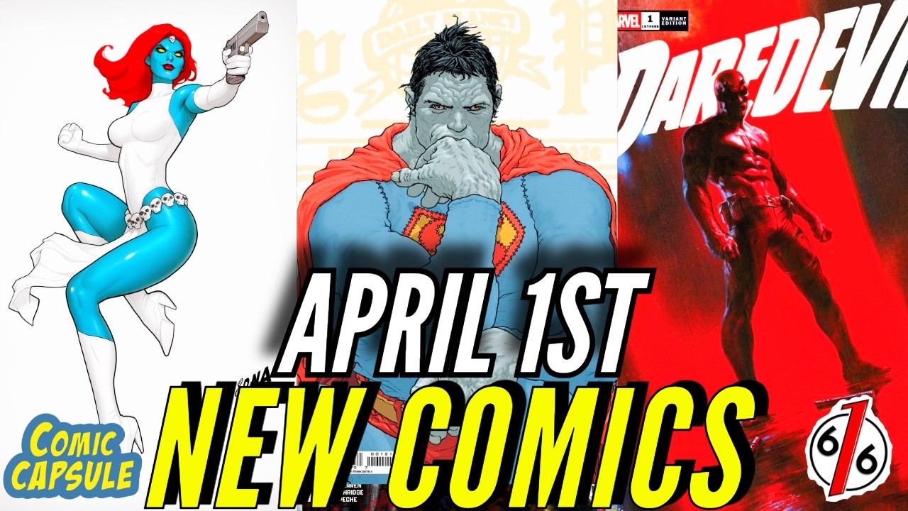 NEW COMIC BOOKS RELEASING APRIL 1ST 2026 DC  MARVEL COMICS PREVIEWS COMING OUT THIS WEEK #comic