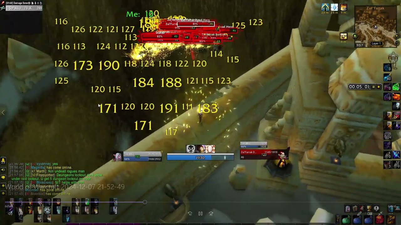 Classic Wow Priest ZF Solo GY + Scarabs (14 minute runs, 130k+xp/hour)
