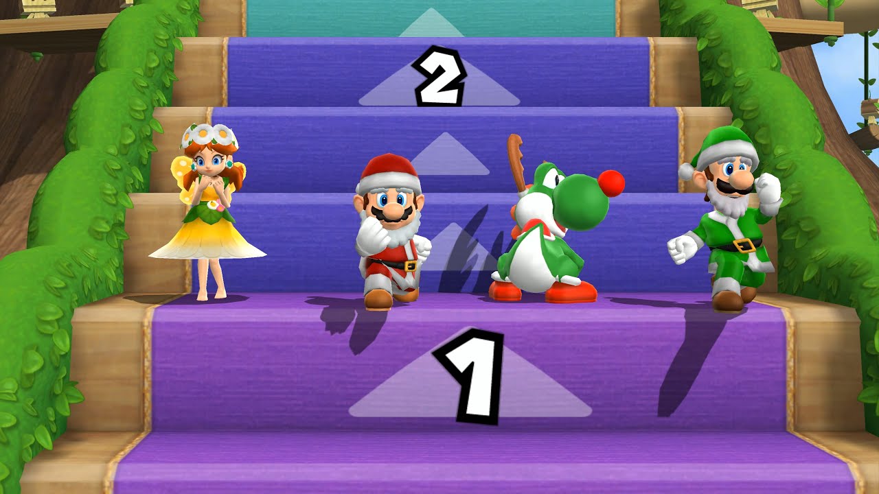Mario Party 9 - Step It Up - Daisy (Fairy) Vs Team Rivals | Mater Difficulty