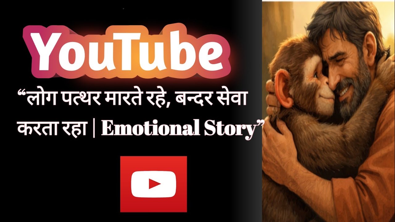 “एक बंदर और गरीब मालिक की रुला देने वाली कहानी”l“लोगों ने पत्थर मारे, फिर भी नहीं छोड़ा मालिकका साथ 