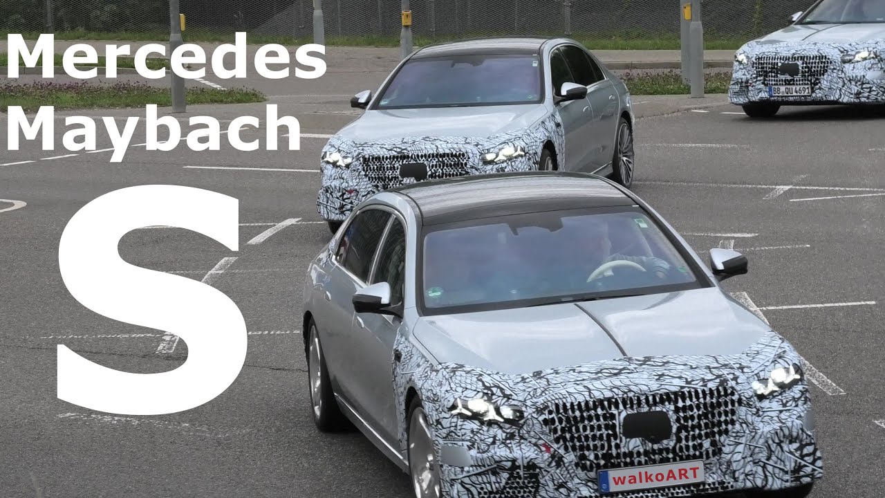 Mercedes Erlk&ouml;nig Maybach S & S-Klasse MoPf * Maybach S-Class FACELIFT * 4K SPY VIDEO