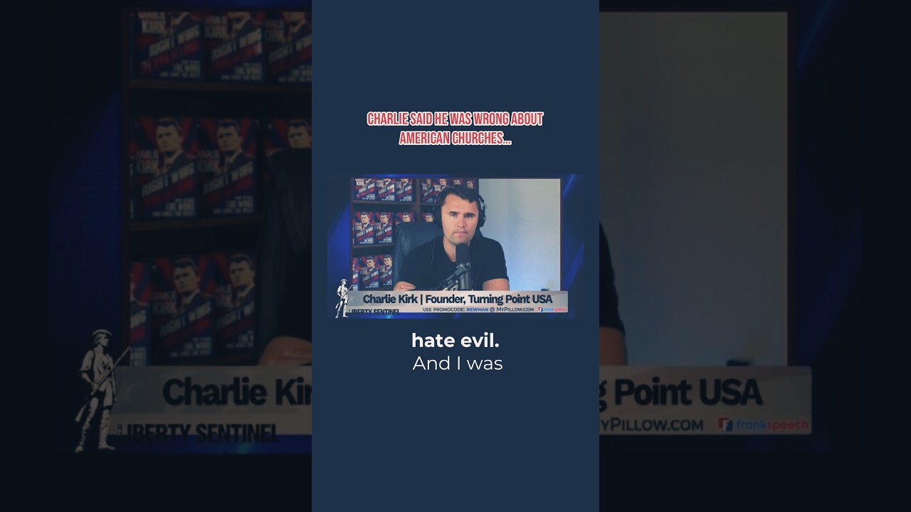 Charlie Kirk said he was WRONG about American Churches&hellip;.