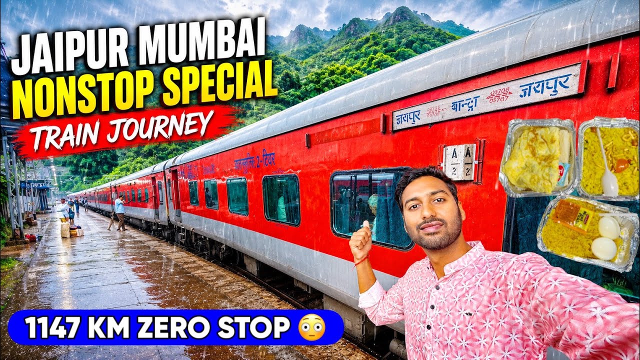 Jaipur Mumbai Nonstop Special Journey &ldquo;1147 KM 0 Stop&rdquo;