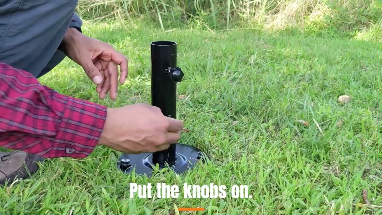 Umbrella Stand for Ground Installation Video