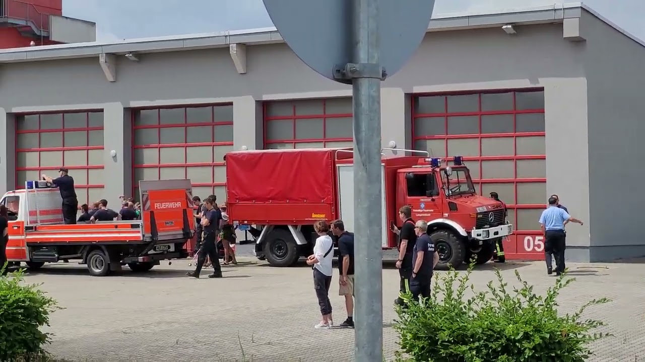 Start eines Hubschraubers der Polizeifliegerstaffel Egelsbach (Langenselbold)