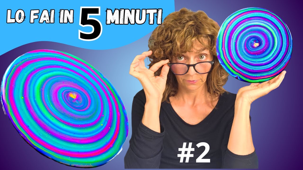 121. Crea un vortice con l'imbuto - Tecnica FACILE e VELOCE di Fluid Art