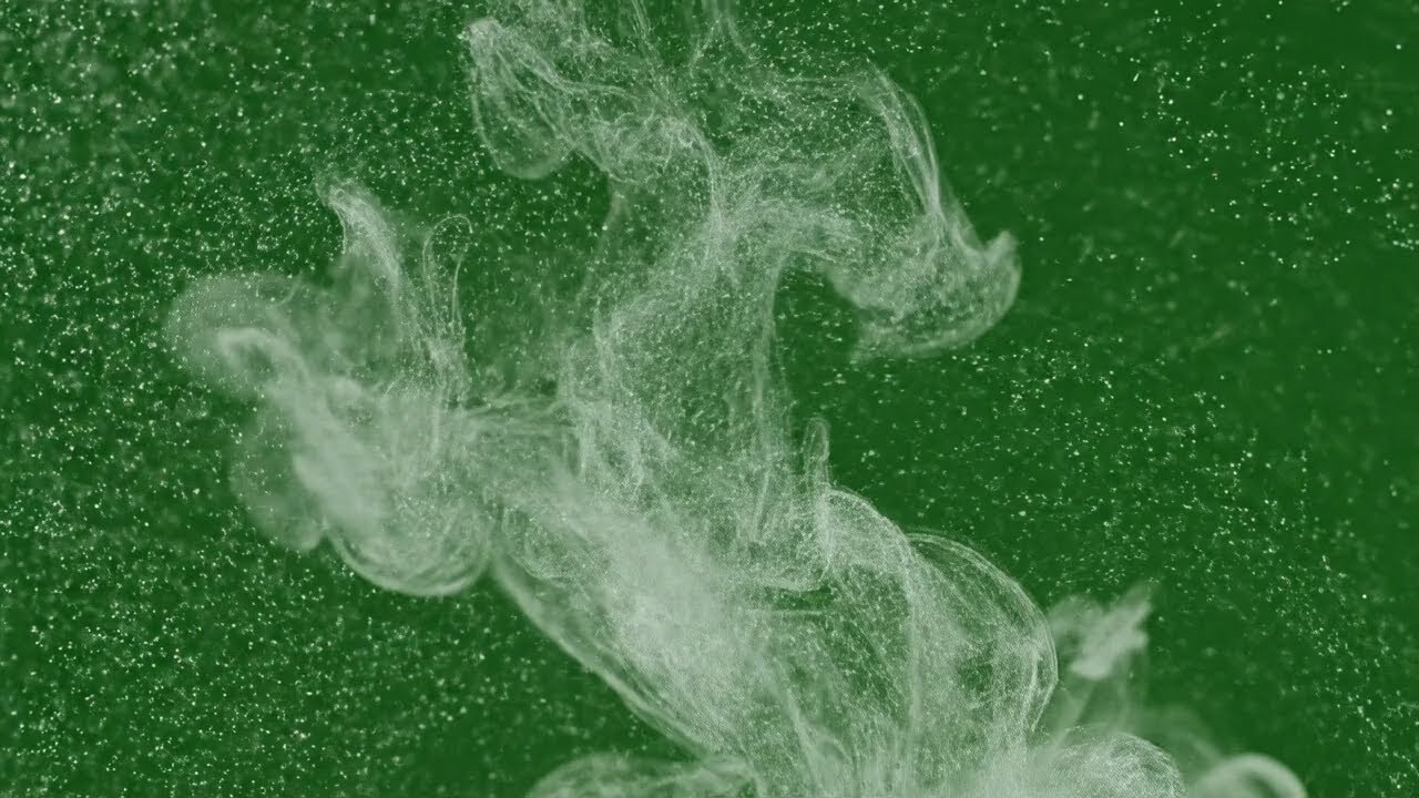 Calm Subtle Particles Green Screen Background | Seamless Loop