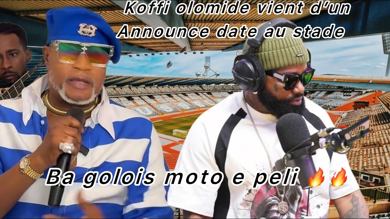 Koffi 🚨 vient d’annoncé la tenue d’un concert exceptionnel le 11 juillet 2026 au Stade Roi Baudouin