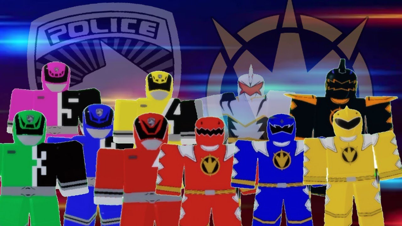 Dekaranger vs Abaranger Henshin and Roll Call in Roblox
