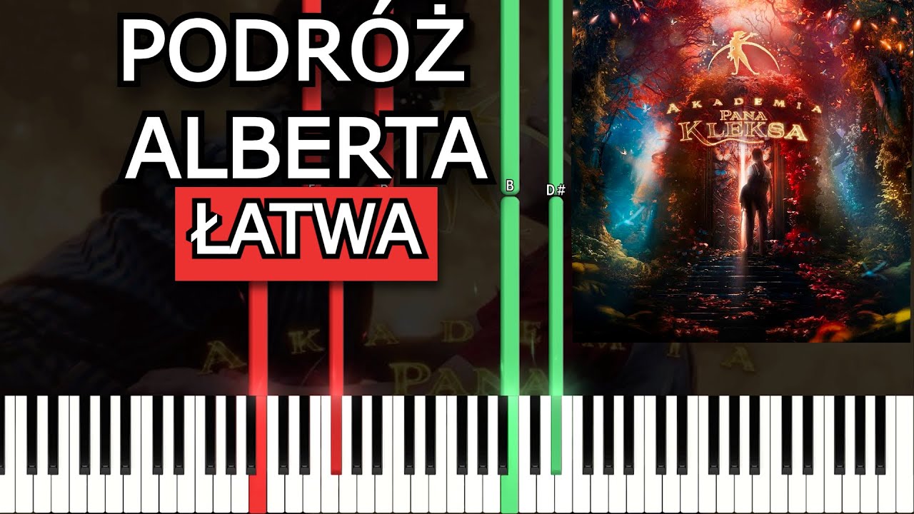 Podróż Alberta ŁATWA - Kleks | Piano Tutorial