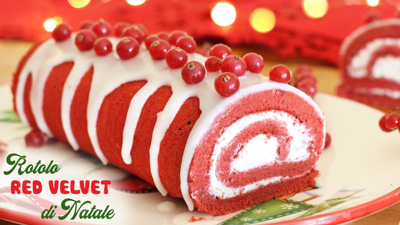 ROTOLO RED VELVET DI NATALE Ricetta facile | roll recipe